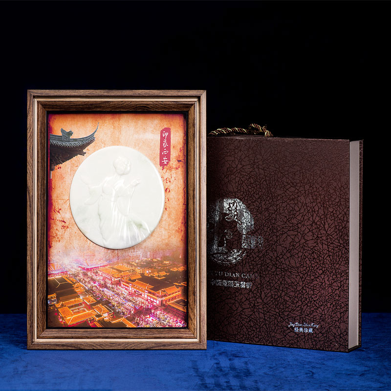 玉石瓦當-印象西安-大唐不倒翁